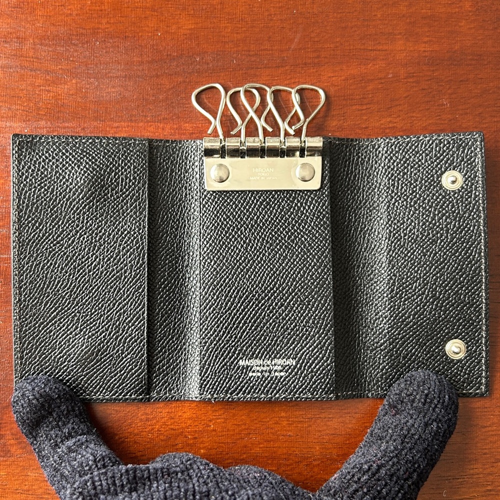 Hiroan key case double snap card holder - Picture 4 of 16
